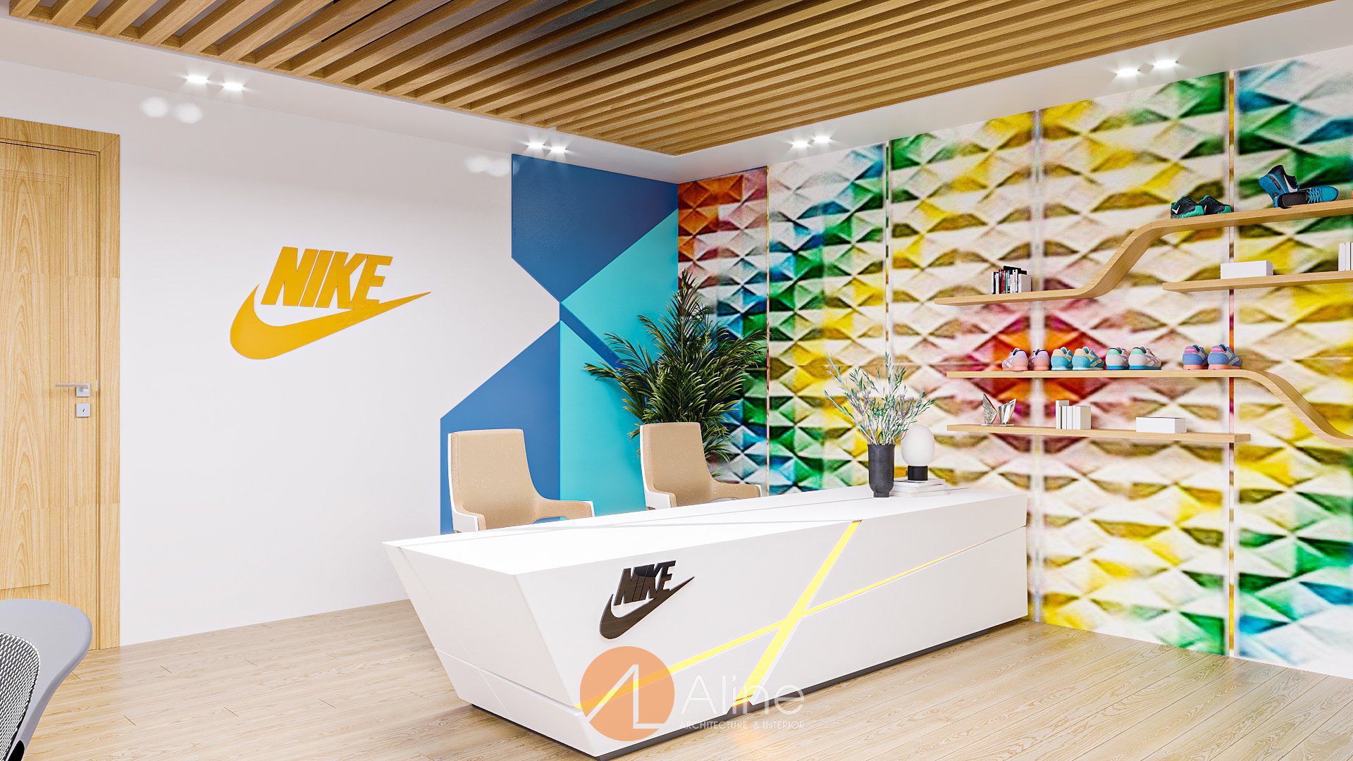 Thiết kế văn phòng Nike