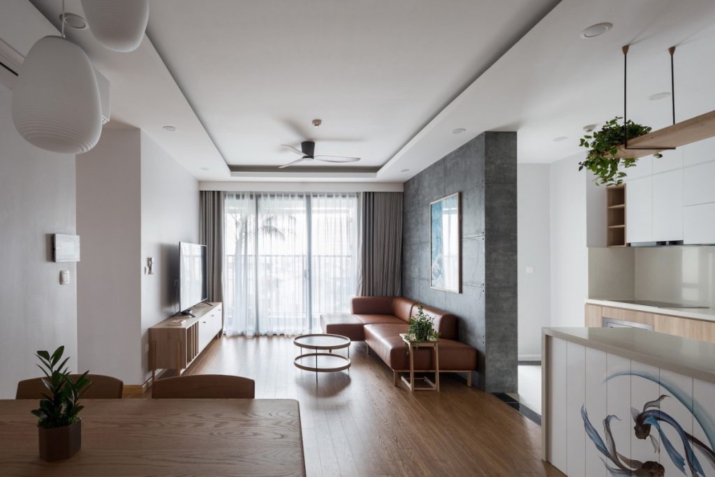 Thiết kế nội thất chung cư phong cách tối giản và tiện nghi