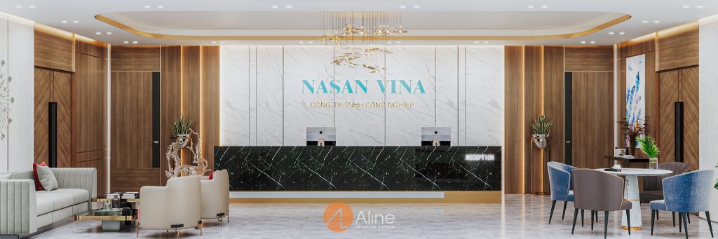 thiết kế văn phòng Nasan Vina 