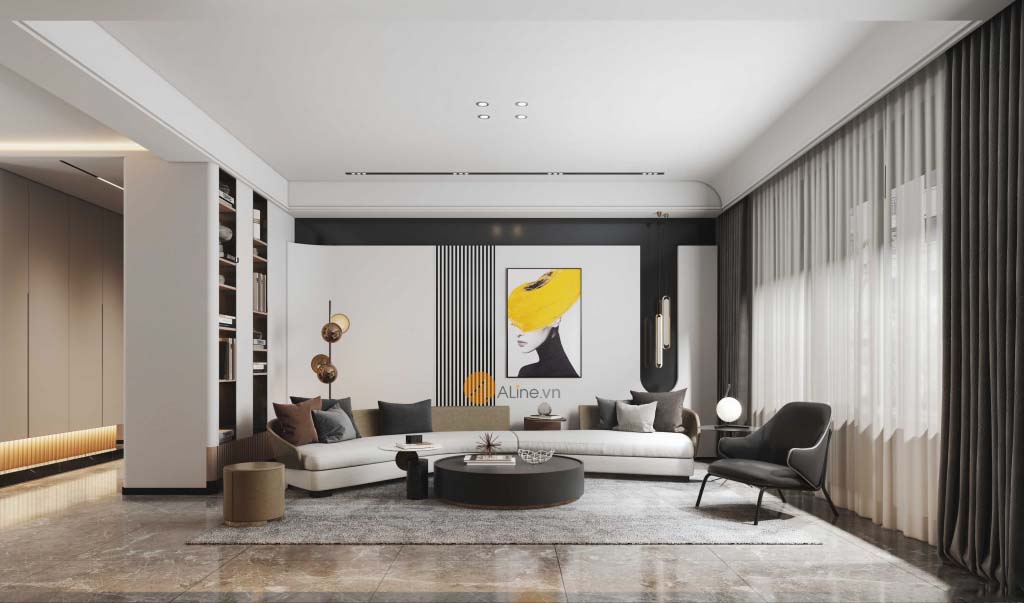 Các phong cách thiết kế nội thất phòng khách chung cư cao cấp phổ biến nhất hiện nay