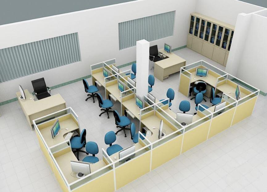 Các mẫu văn phòng nhỏ đẹp năm 2022 cho doanh nghiệp