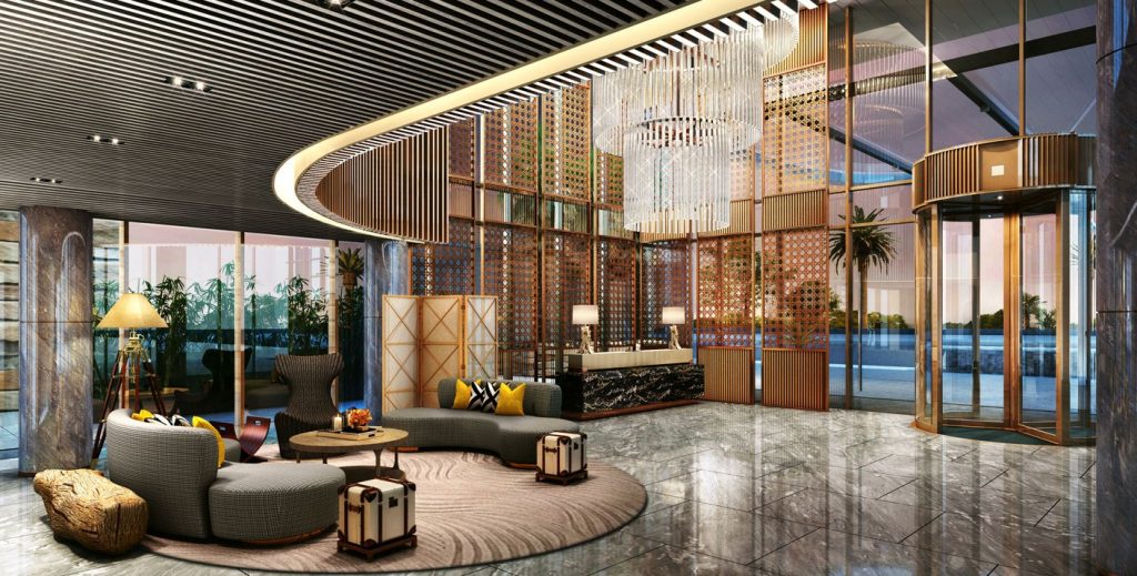 5 bí quyết thiết kế sảnh khách sạn tạo ấn tượng thương hiệu