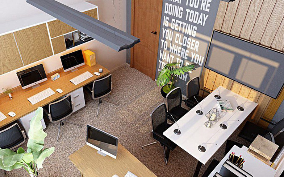 Các mẫu văn phòng nhỏ đẹp năm 2022 cho doanh nghiệp
