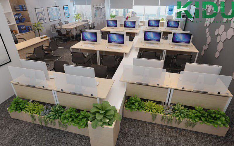 Giải pháp tối ưu không gian thiết kế văn phòng 50m2